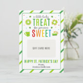 St. Patrick's Day Teacher Appreciation Gift Card Kaart (Staand voorkant)