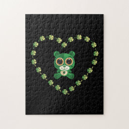 St. Patrick's Day Teddy Bear Legpuzzel