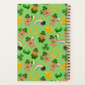 St. Patrick's Day Teddy Bear Notitieboek (Achterkant)