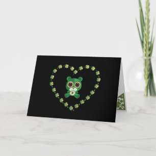 St. Patrick's Day Teddybeer Kaart