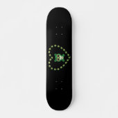 St. Patrick's Day Teddybeer Persoonlijk Skateboard (Voorkant)
