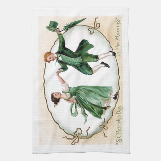  St. Patrick's Day Theedoek (Verticaal)