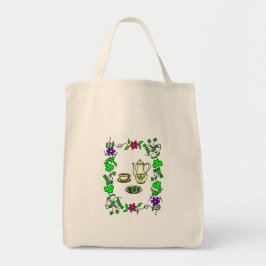 St. Patrick's Day Theeset Ierse Tote Bag