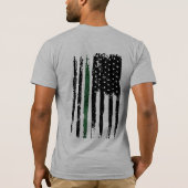 St. Patrick's Day Thema Pistool liefhebbers Shirt (Achterkant)