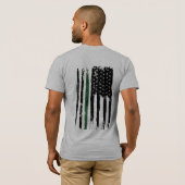 St. Patrick's Day Thema Pistool liefhebbers Shirt (Achterkant volledig)