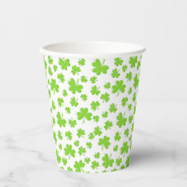 St. Patrick's Day thema Slokje Geluk Papieren beke Bekers
