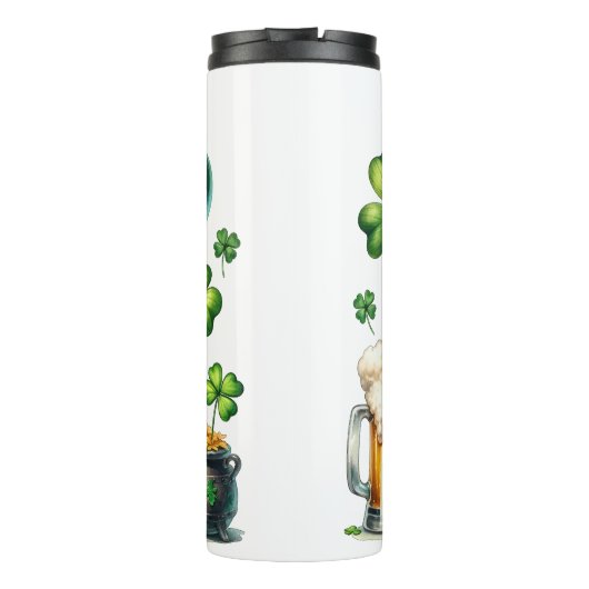 St. Patrick's Day Thermal Tumbler Thermosbeker (Achterkant)