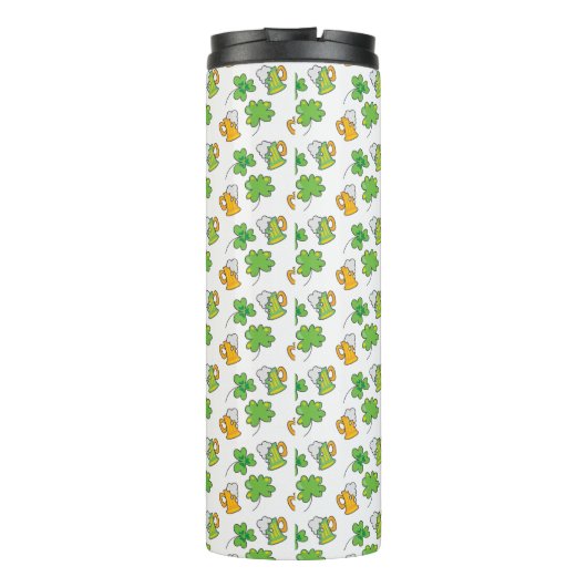 St. Patrick's Day Thermal Tumbler Thermosbeker (Achterkant)