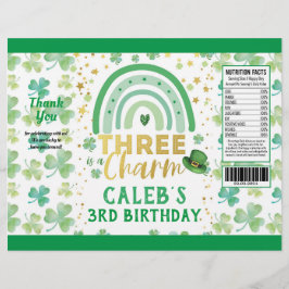 St Patrick's Day Three is een Charm Chip Bag Wrapp Flyer
