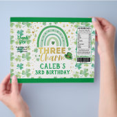 St Patrick's Day Three is een Charm Chip Bag Wrapp Flyer (Hand)