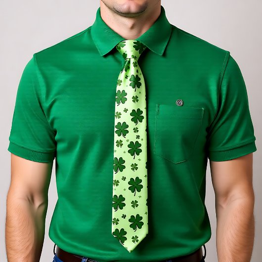 St. Patrick's Day Tie Me Lucky Stropdas
