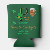 St. Patrick's Day Time to Celebrate Blikjeskoeler (Achterkant)