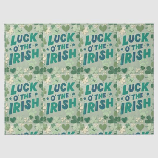 St. Patrick's Day tissuepapier  (Voorkant)