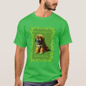 St Patrick's Day TM Puppy T-shirt (Voorkant)