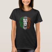 St. Patricks Day to Saint Paddy ' s Lion Flag Ierl T-shirt (Voorkant)