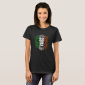 St. Patricks Day to Saint Paddy ' s Lion Flag Ierl T-shirt (Voorkant volledig)