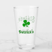 St.Patrick's day toast Cheer:Sláinte Glas (Achterkant)