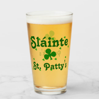 St.Patrick's day toast Cheer:Sláinte Glas