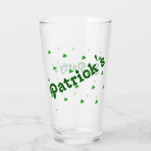 St.Patrick's day toast Cheer:Sláinte Glas (Achterkant)