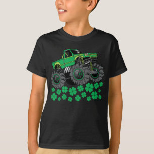 St Patricks Day Toddler Monster Truck Boys Gift T-shirt