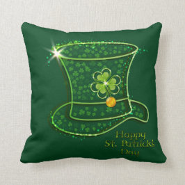 St. Patrick's Day Top Hat & Coins Kussen