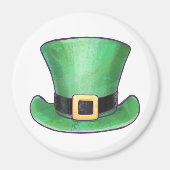 St Patrick's Day Top hat Magneet (Voorkant)