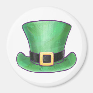 St Patrick's Day Top hat Magneet