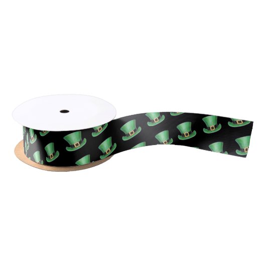 St Patrick's Day Top hat Satijnen Lint (Spoel)