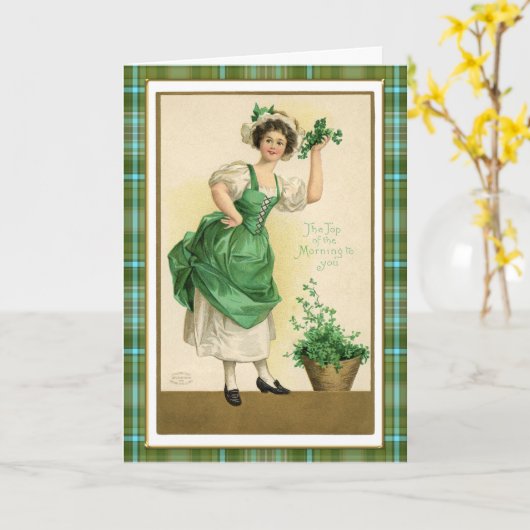  St. Patricks Day - Top of the Morning Kaart (Gele Bloem)