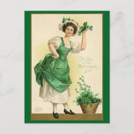 St. Patrick's Day Top van de Vintage Briefkaart