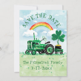 St. Patrick's Day  Tractor Save the Date