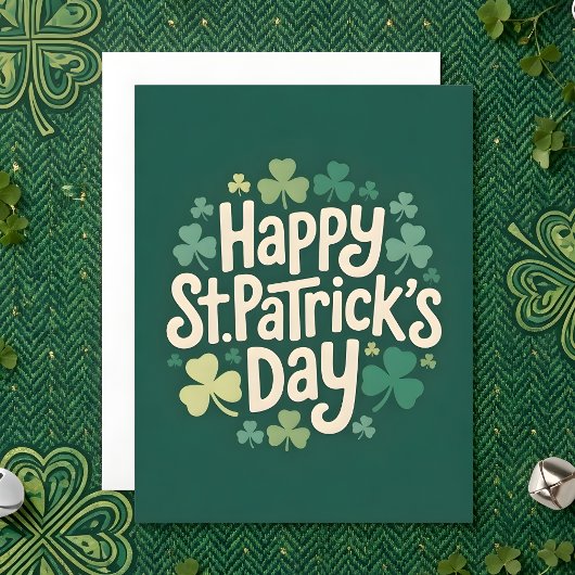 St. Patrick's Day traditionele kaart