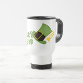 St Patrick's Day Travel Mug Sjabloon Reisbeker (Voorkant rechts)