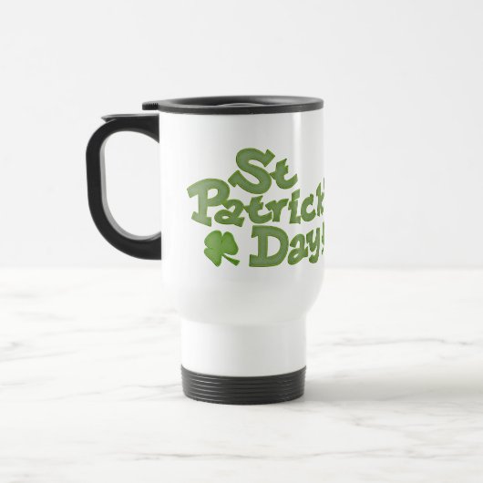 St Patrick's Day Travel Mug Sjabloon Reisbeker (Links)