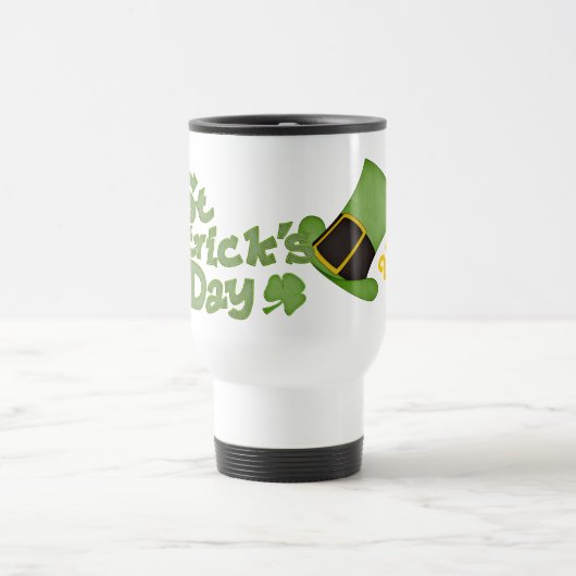 St Patrick's Day Travel Mug Sjabloon Reisbeker (Center)