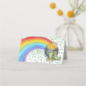 St Patrick's Day Treat Bag Topper, DIY Goodie Bag Plaatskaartje (Achterkant)