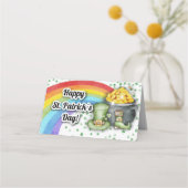St Patrick's Day Treat Bag Topper, DIY Goodie Bag Plaatskaartje (Voorkant)