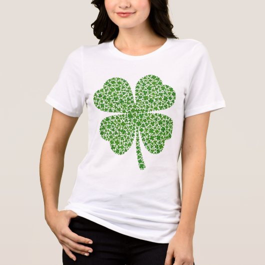 St Patrick's Day Tri-Blend Shirt (Voorkant)