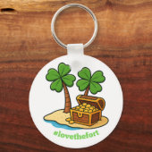 St. Patrick's Day Tropical Island Keychain (Achterkant)