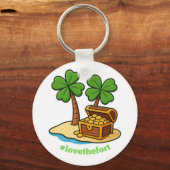 St. Patrick's Day Tropical Island Keychain (Voorkant)