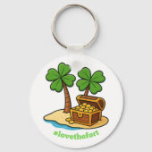 St. Patrick's Day Tropical Island Keychain (Achterkant)