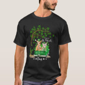 St Patricks Day Truck Chihuahua Family Shamrock Cl T-shirt (Voorkant)