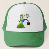 St Patrick's Day Trucker Hat Pet (Voorkant)
