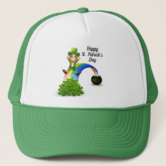 St Patrick's Day Trucker Hat Pet (Voorkant)
