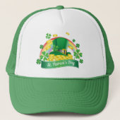 St Patrick's Day Trucker Hat Pet (Voorkant)