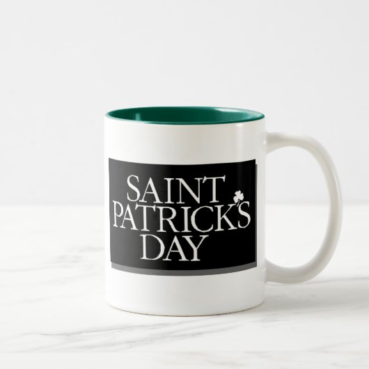 St. Patrick's Day Tweekleurige Koffiemok (Rechts)