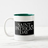 St. Patrick's Day Tweekleurige Koffiemok (Links)