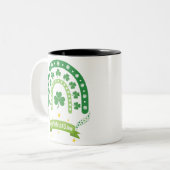 St.Patrick's Day Tweekleurige Koffiemok (Voorkant links)