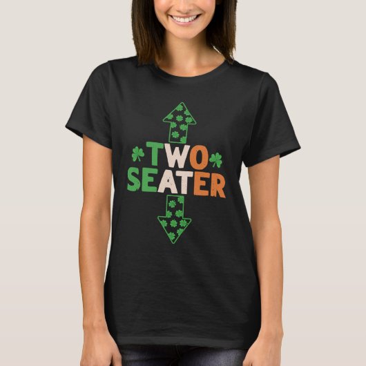 St Patricks Day Two Seater Adult St Patricks Day T-shirt (Voorkant)