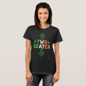 St Patricks Day Two Seater Adult St Patricks Day T-shirt (Voorkant volledig)